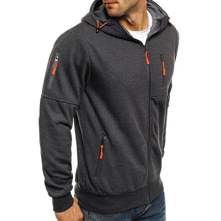 Levoire | Sweat A Capuche Zippe Decontracte