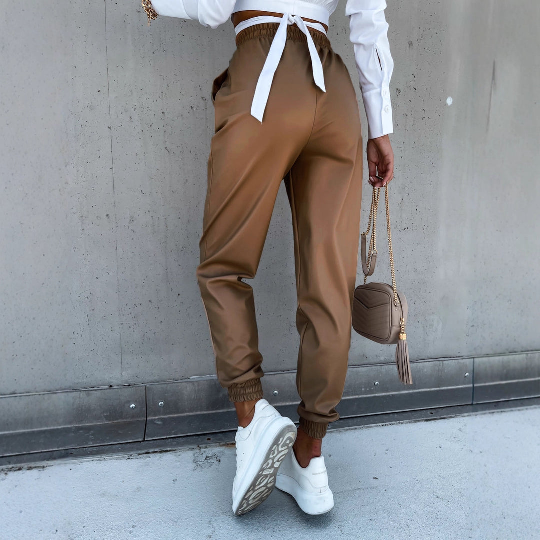 Pantalons de jogging confortables pour femmes avec taille élastique et poches pratiques Levoire
