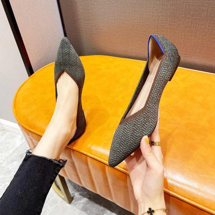 Levoire | Chaussures à enfiler pour femmes Kultaharkko Vert
