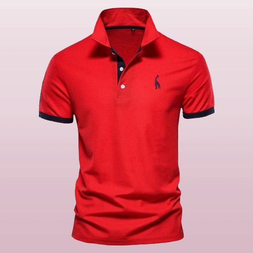 Levoire | Polo Élégant Rouge