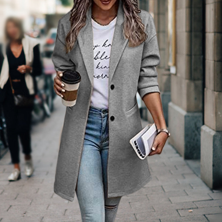 Levoire | Manteau général chic et décontracté Gris