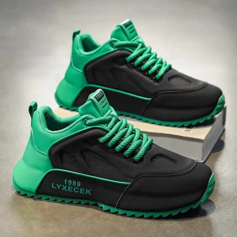 Levoire | Chaussures de sport pour hommes – Élégance et performance pour toutes les occasions Noir et vert