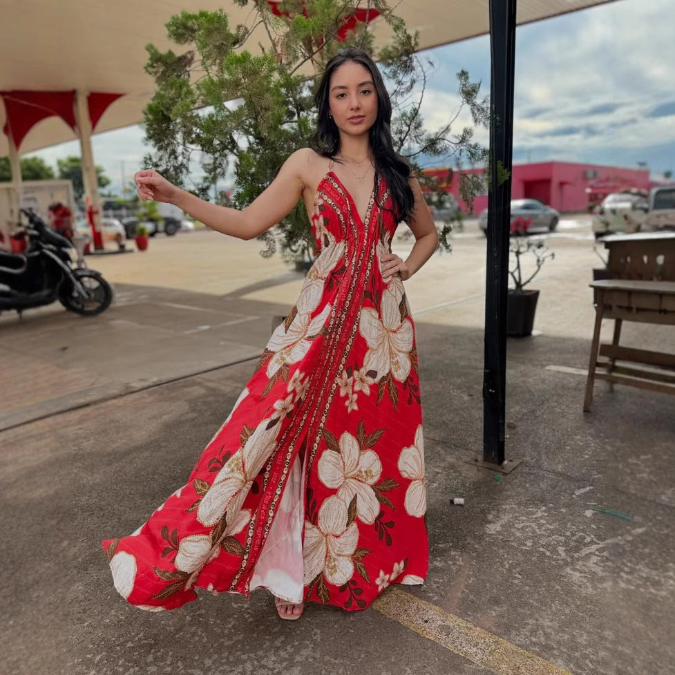 Levoire | Robe longue élégante avec large ourlet