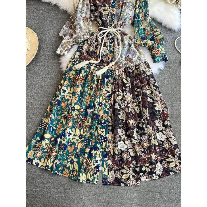 Levoire | Robe trapèze pour femmes avec imprimé