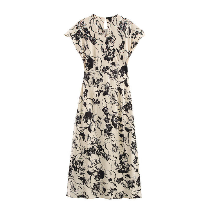 Levoire | Robe en satin texturé élégant