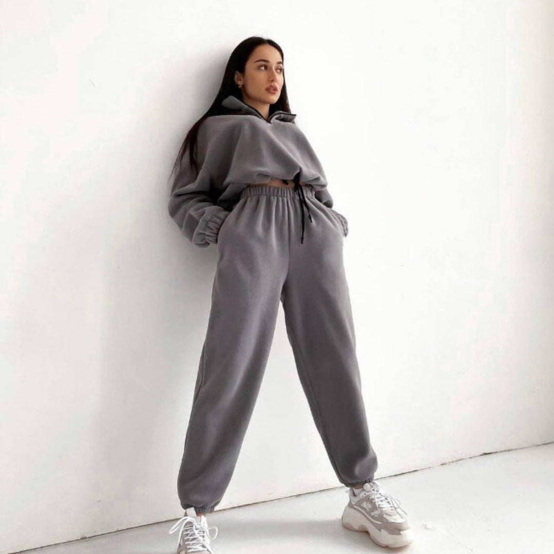 Levoire | V libre Col zippé Sweat-shirt Setti Gris