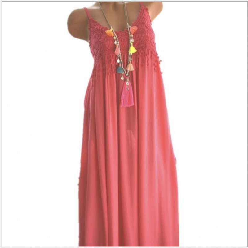 Levoire | Robe en dentelle sensuelle Rot