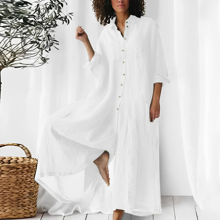 Levoire | Combinaison Élégante Grande Taille Blanc