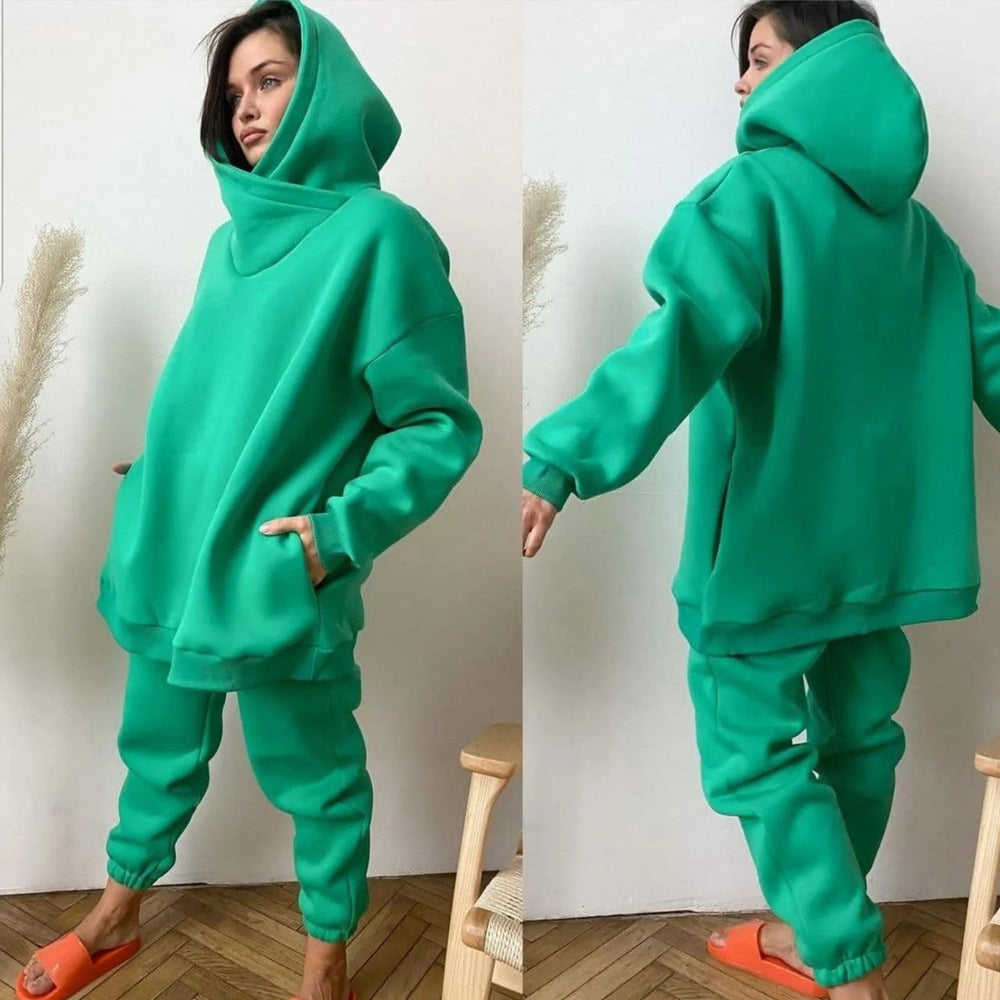 Levoire | Sweat-shirt à col rond - deux pièces Vert