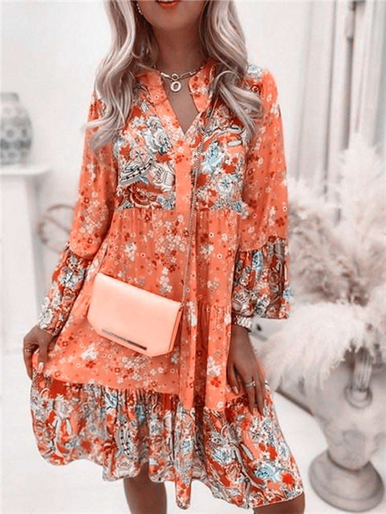 Levoire | Jupe Mini Trendy Kerros Chaud Vente Courte Orange