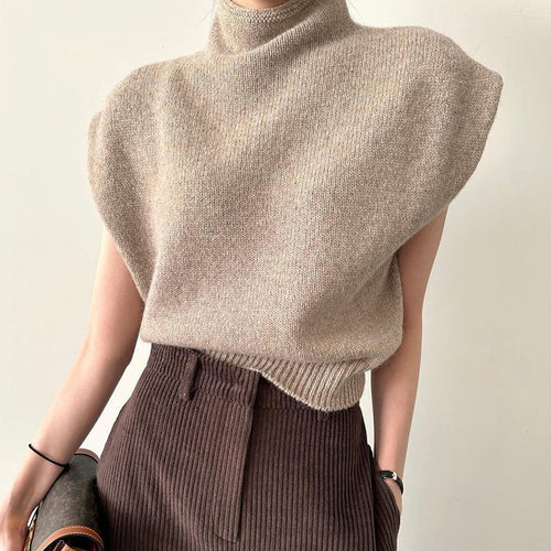 Levoire | Pull En Tricot Élégant Sans Manches