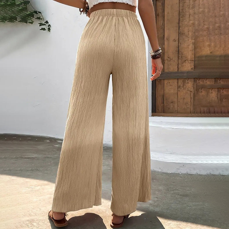 Levoire | Pantalon D'Été Élégant Et Léger Pour Femmes Avec Jambe Évasée