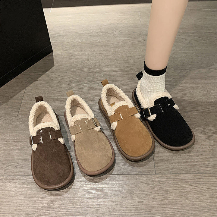 Levoire | Luxe Chaussures Douillettées Avec Boucle Pour Femmes