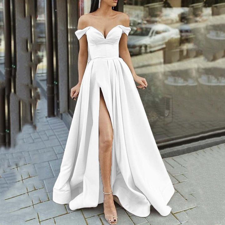 Levoire | Robe dos ouvert tendance et captivante Blanc