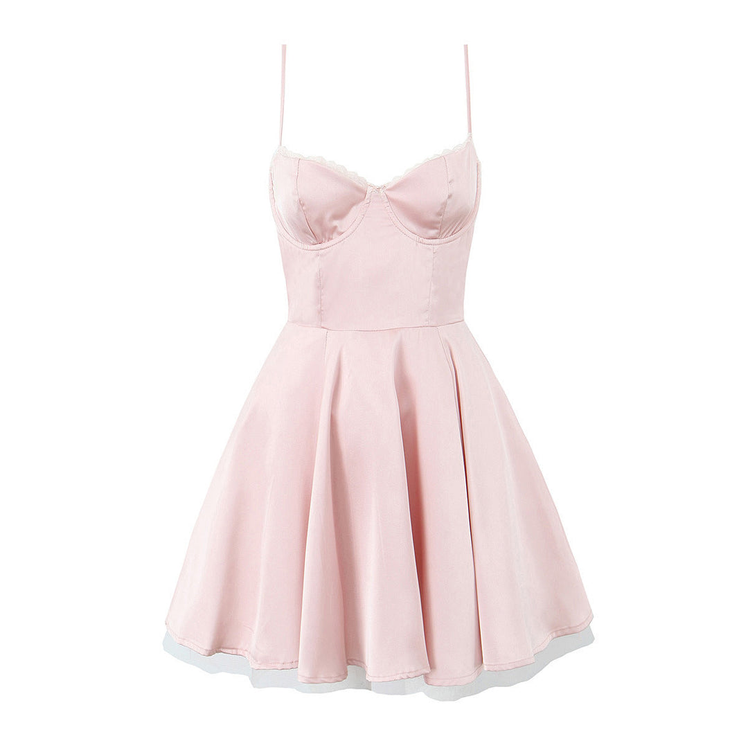 Levoire | Robe sans manches à décolleté en V floral chaud