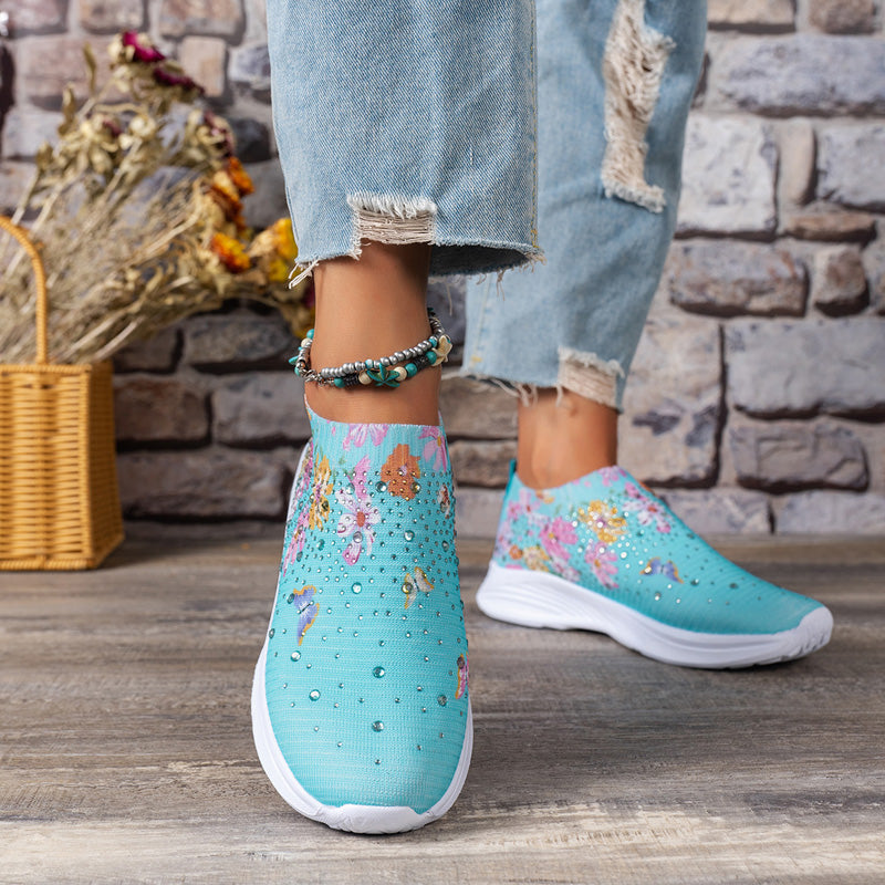 Levoire | Baskets Slip On Confortables Avec Motif Papillon Pour Femmes