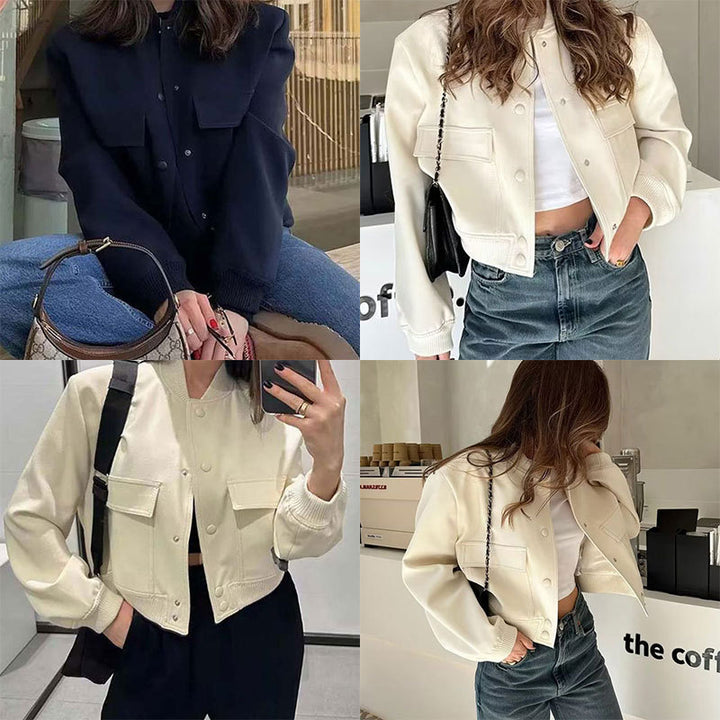 Veste Bomber imprimée artistique pour femmes Levoire