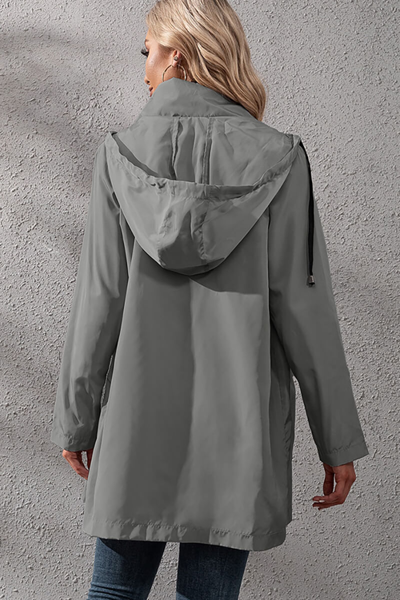 Levoire | Veste Coupe-Vent Urbaine Imperméable Avec Capuche