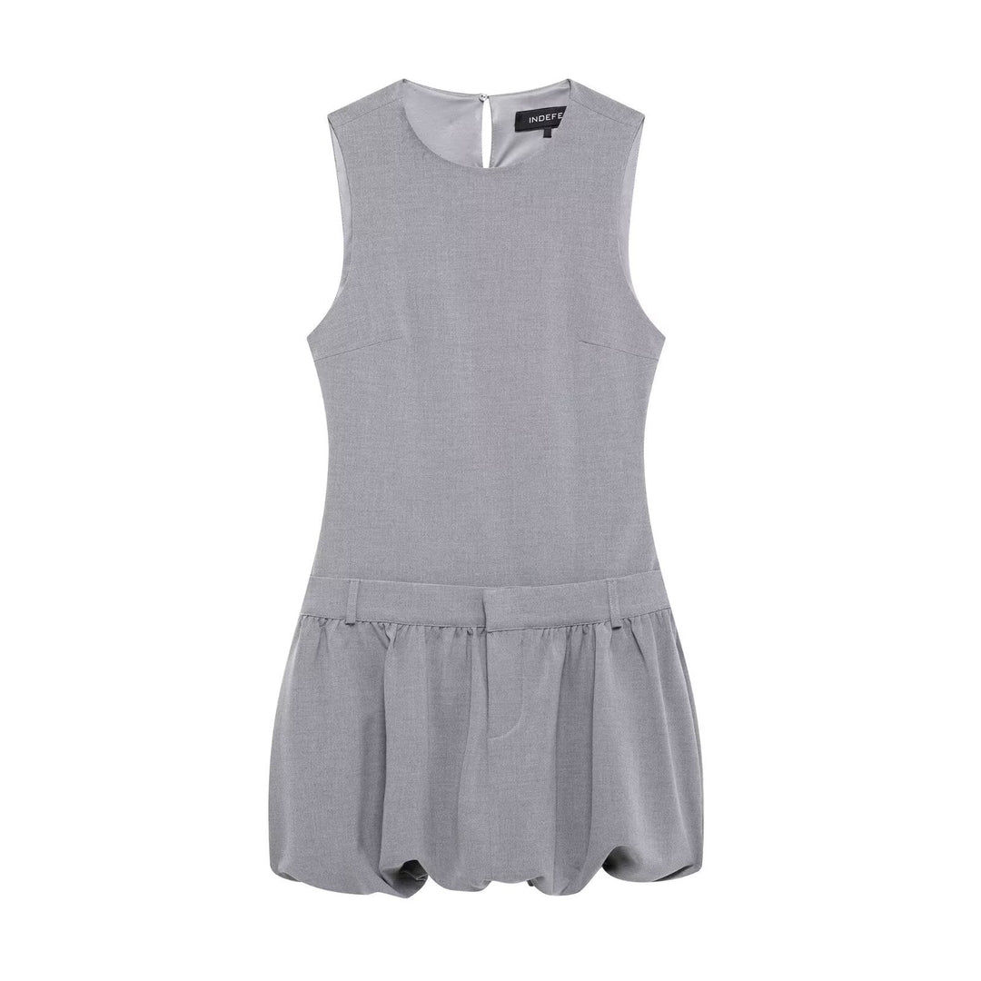 Levoire | Détente, confortable, sans manches été-melon Gris clair