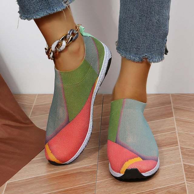 Levoire | Baskets En Couleur Contraste Gris