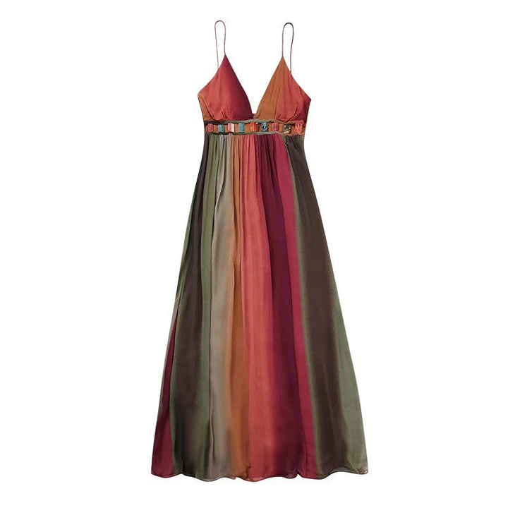 Levoire | Robe Midi Pierre d'Été Élégante