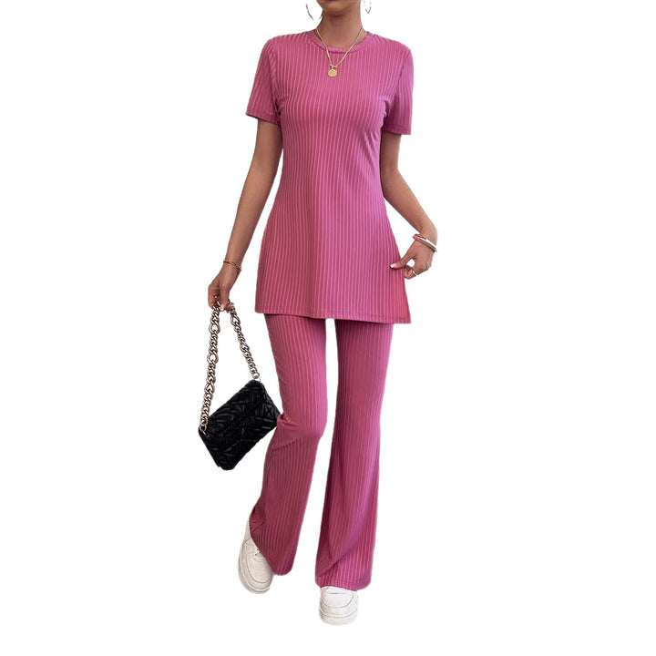 Ensemble de leggings pour femmes avec un haut doux et texturé et une coupe ample Levoire