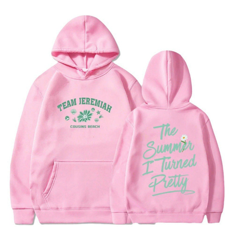 Sweat à capuche pour femmes avec imprimé floral et imprimé créatif Levoire