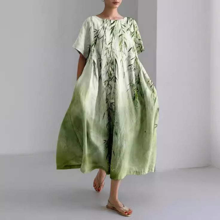 Levoire | Robe Longue Amusante Avec Couverture Du Ventre Bambou