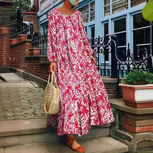 Levoire | Rento Longue Manche Robe Maxi Fluid