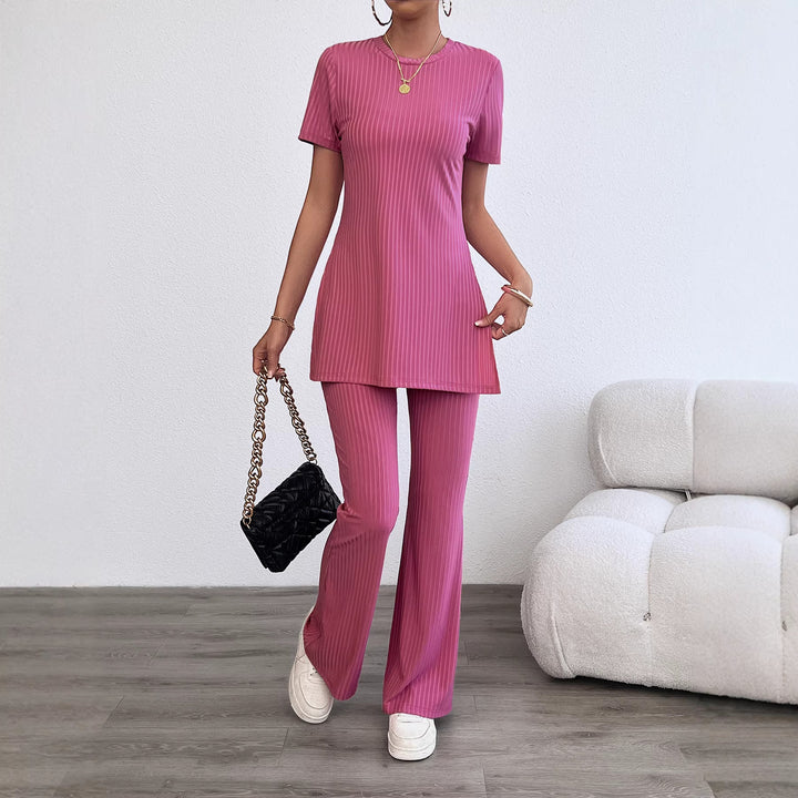 Ensemble de leggings pour femmes avec un haut doux et texturé et une coupe ample Levoire