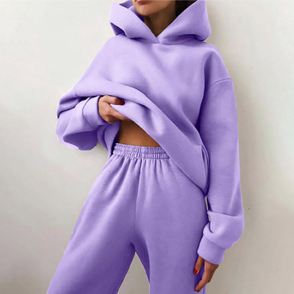 Levoire | Sweat À Capuche Chic Et Ensemble De Jogging Pour Femmes Lilas