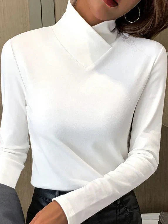 Levoire | Pull À Col Montant Ylös Blanc