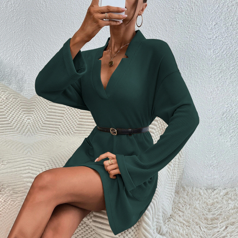 Levoire | Robe longue décontractée à poches multifonctionnelles