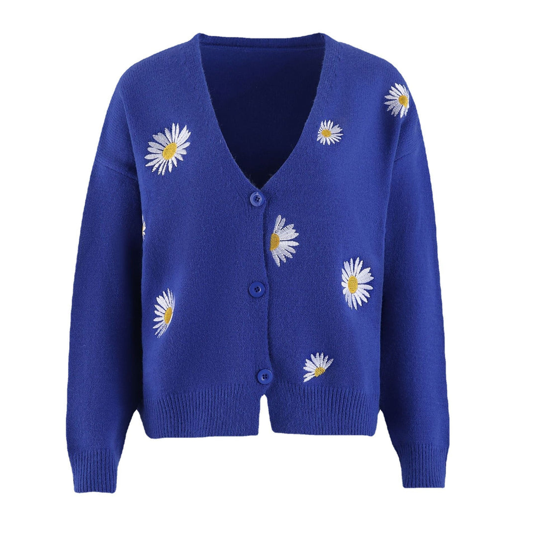 Levoire | Frais Tricot Fleuri Bleu