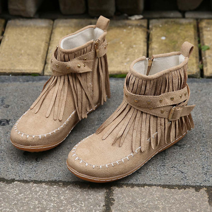 Levoire | Bottines Boho Avec Ornements Et Boucles Pour Femmes