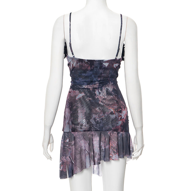 Levoire | Robe Mini Sans Manches À Taille Ouverte
