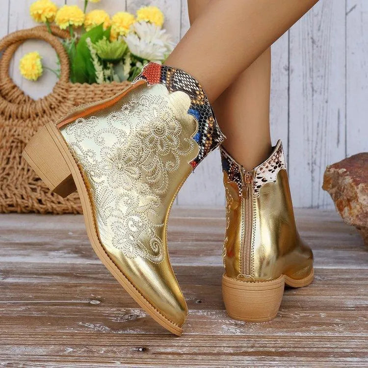 Levoire | Bottes hautes avec talon en boîte