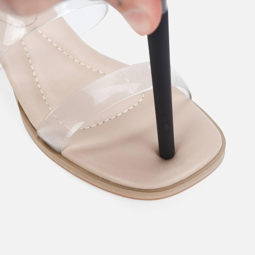 Levoire | Sandales pour femmes à talons moyens transparentes