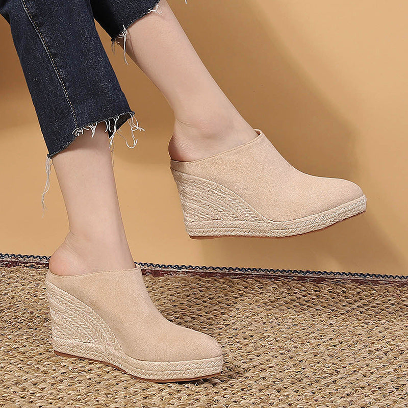 Levoire | Escarpins À Talons Espadrilles À Dos Ouvert Confortables