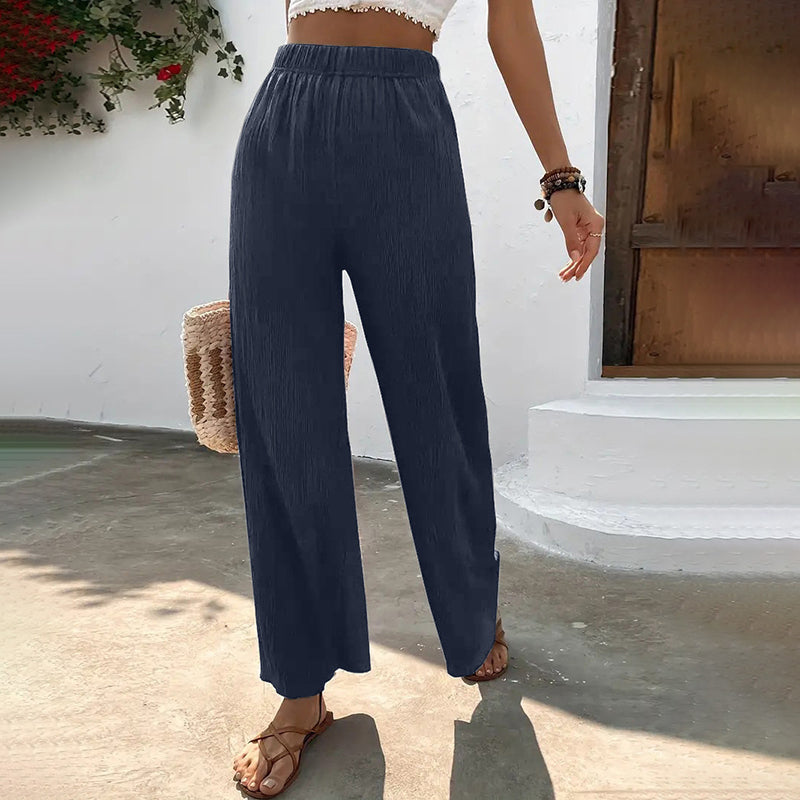 Levoire | Pantalon D'Été Élégant Et Léger Pour Femmes Avec Jambe Évasée