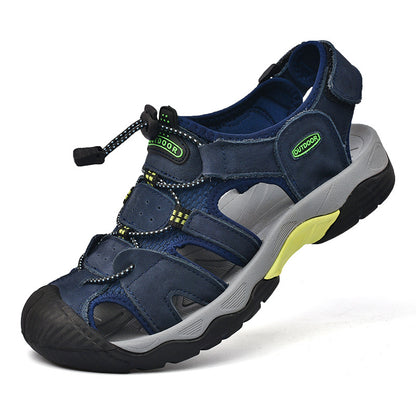 Levoire | Comfortable And Casual Men'S Sandals Bleu