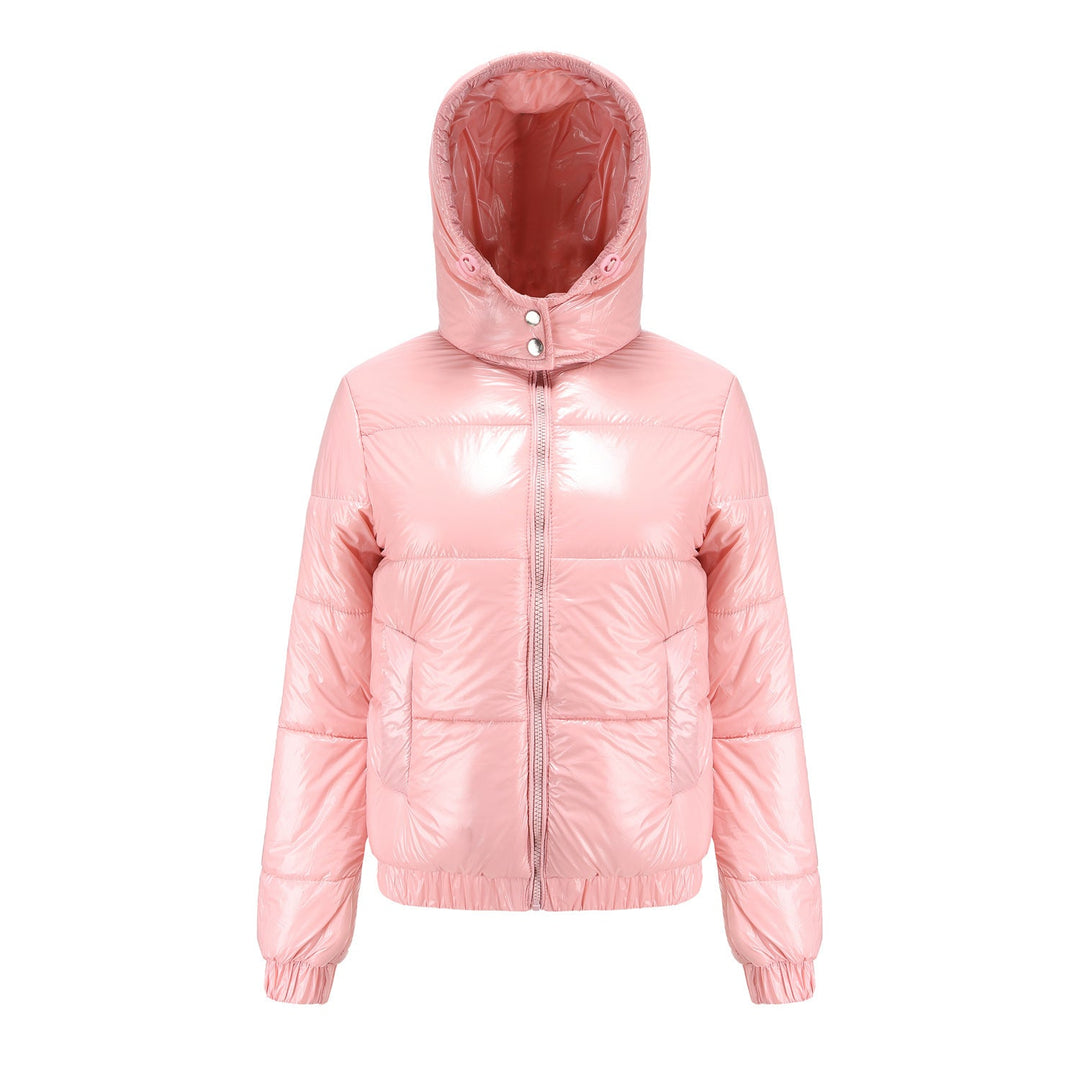 Dames Duvet brillant avec capuche amovible Avriane