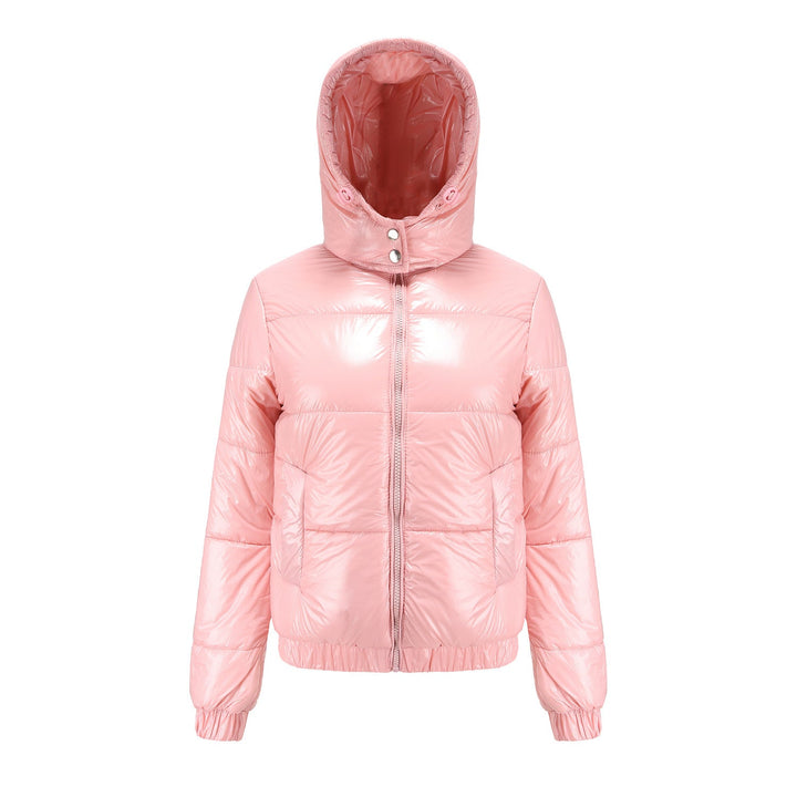 Dames Duvet brillant avec capuche amovible Avriane