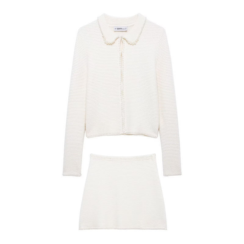 Levoire | Helmien-set Helmilla décoré gilet-jupe