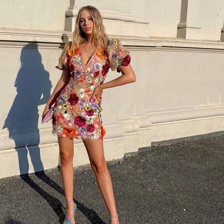 Levoire | Robe de soirée élégante et sexy brodée