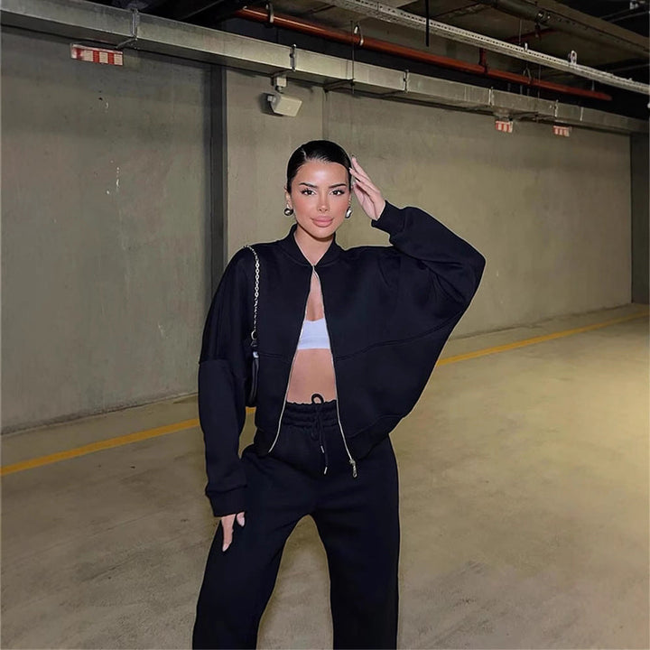 Levoire | Trendik Street Style Veste Pantalon Long Set