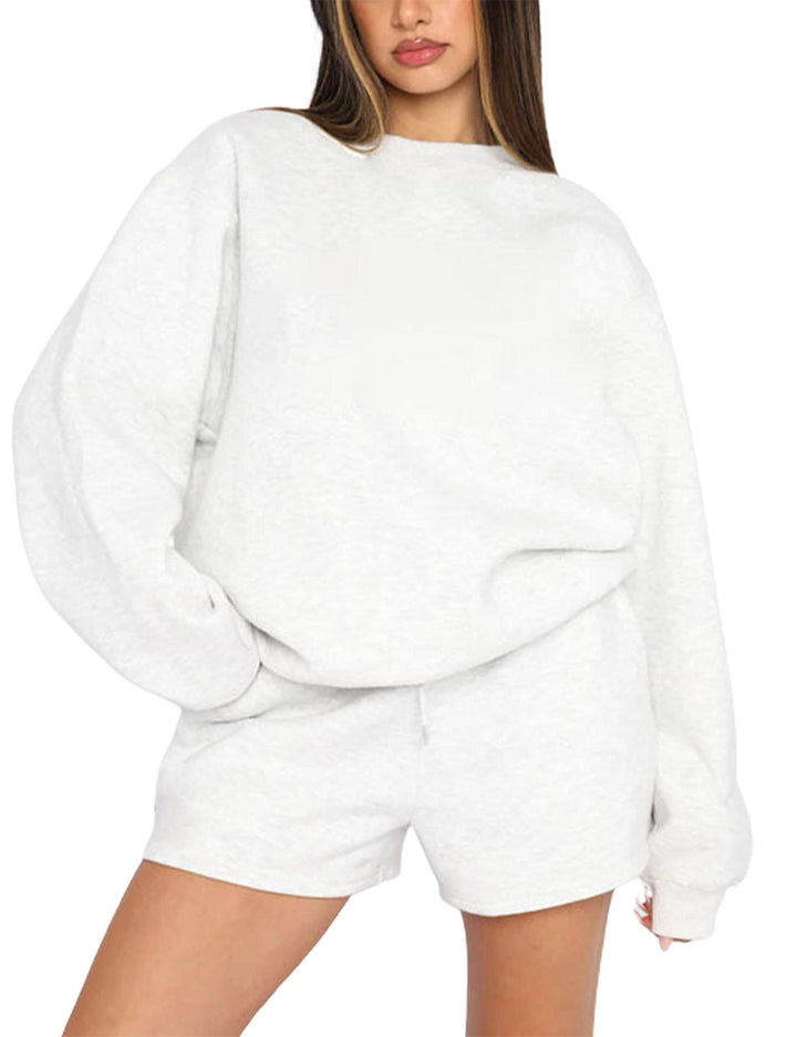 Levoire | Élégant ensemble de shorts de mode pour femmes Blanc