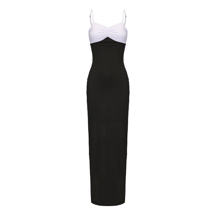 Levoire | Robe longue bodycon sexy mettant en valeur le corps noir