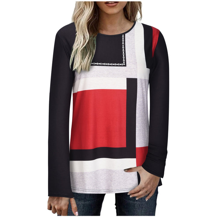 Levoire | Mode à imprimé élégant T-shirt à manches longues A1