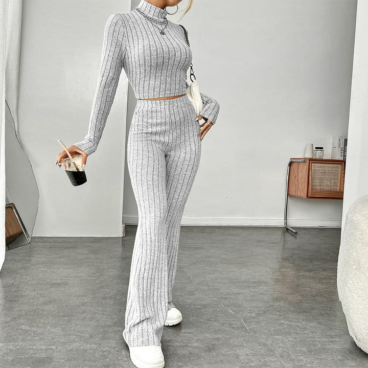 Sweat court femme avec taille haute et jambe large Levoire